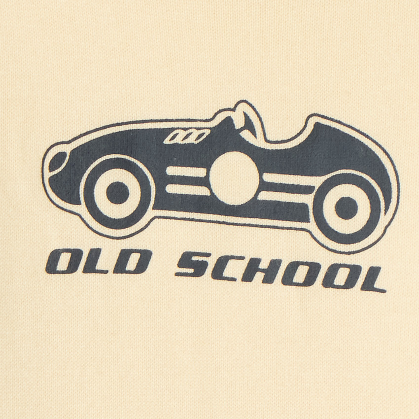 Suéter para bebé niño con estampado de coche vintage 