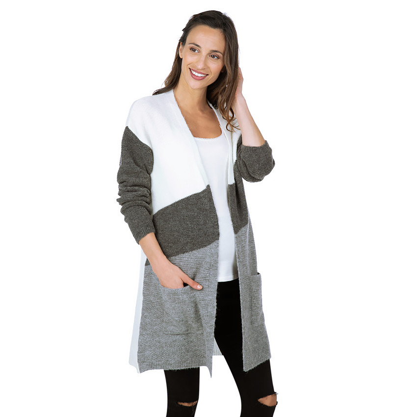 Chaqueta larga de premamá de punto  Additional Chaqueta larga de premamá de punto