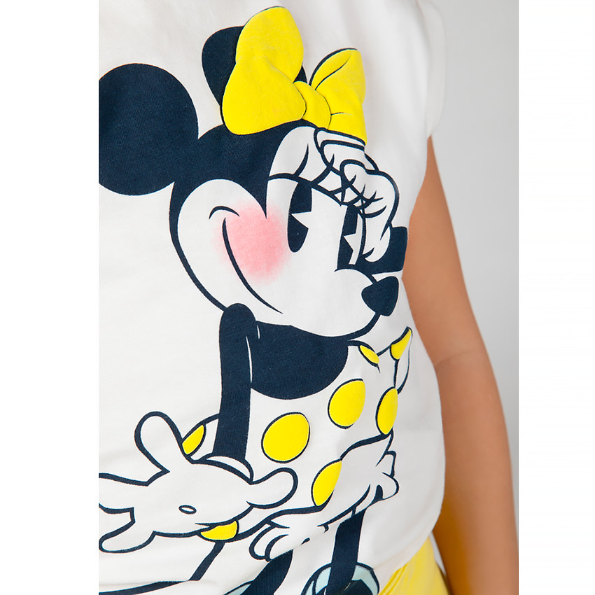 T-shirt manches courtes print Minnie (Disney) pour fille 