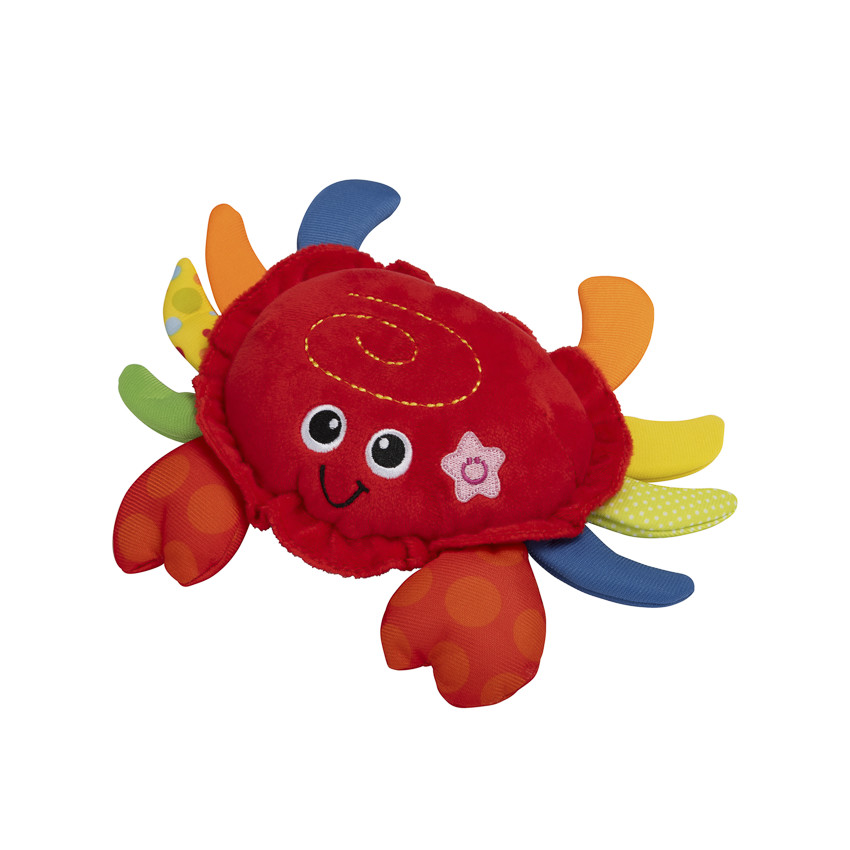 Peluche interactive Crabe Dansant rouge 