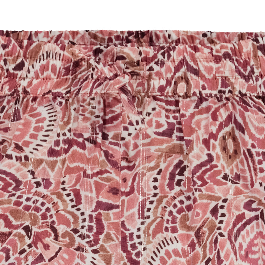 Pantalón fluido estampado bohemio para niña 