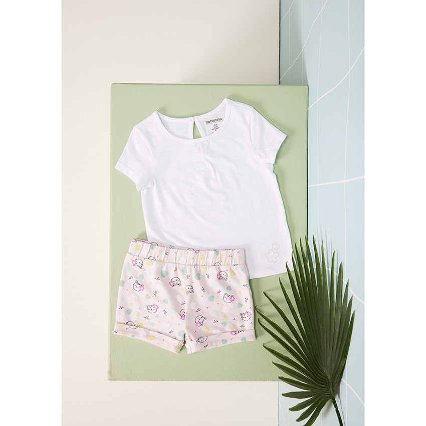 Pack de 3 camisetas lisas de jersey para bebé niña 