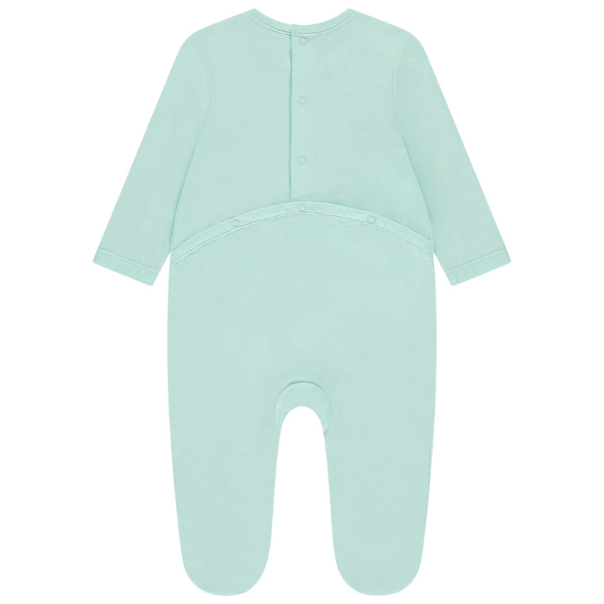 Pelele de punto liso con estampado de animal para bebé niño 