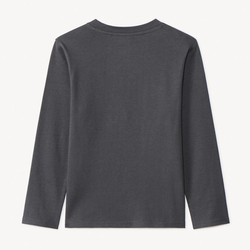 T-shirt manches longues brodé et printé pour garçon 