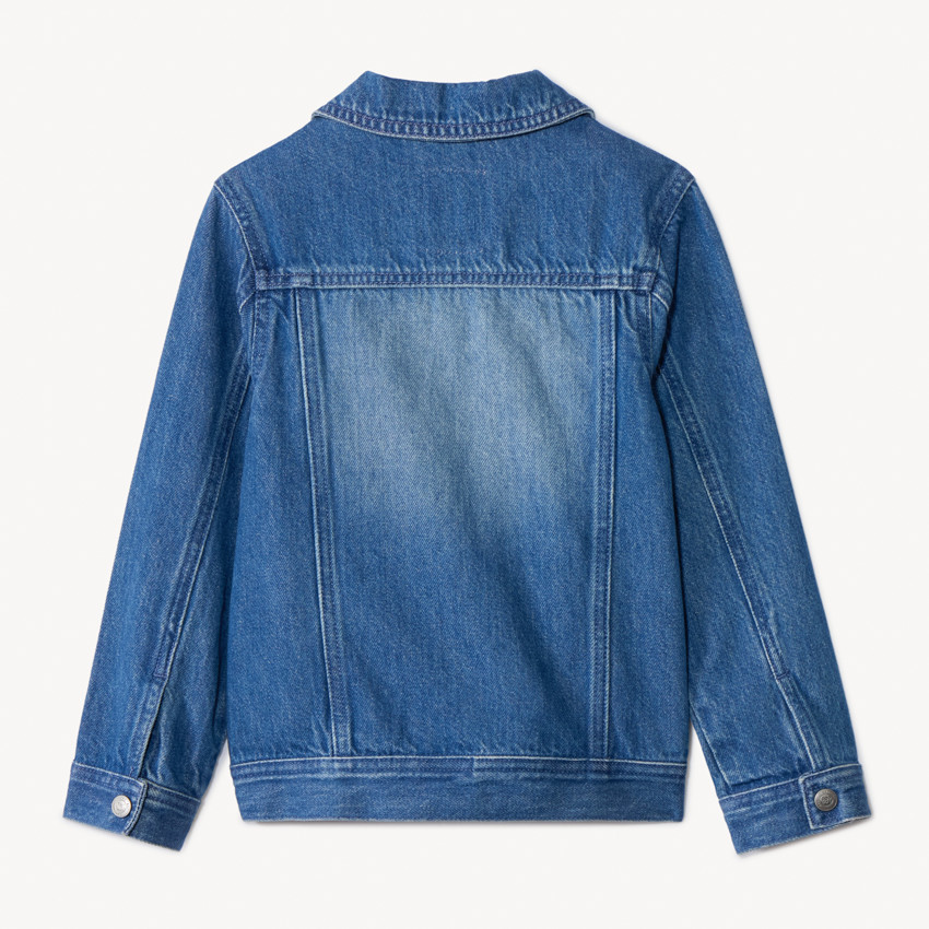 Chaqueta vaquera efecto lavado para niño 
