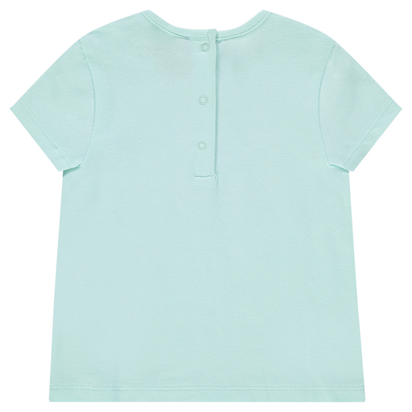 Camiseta de algodón orgánico con mensaje brillante 