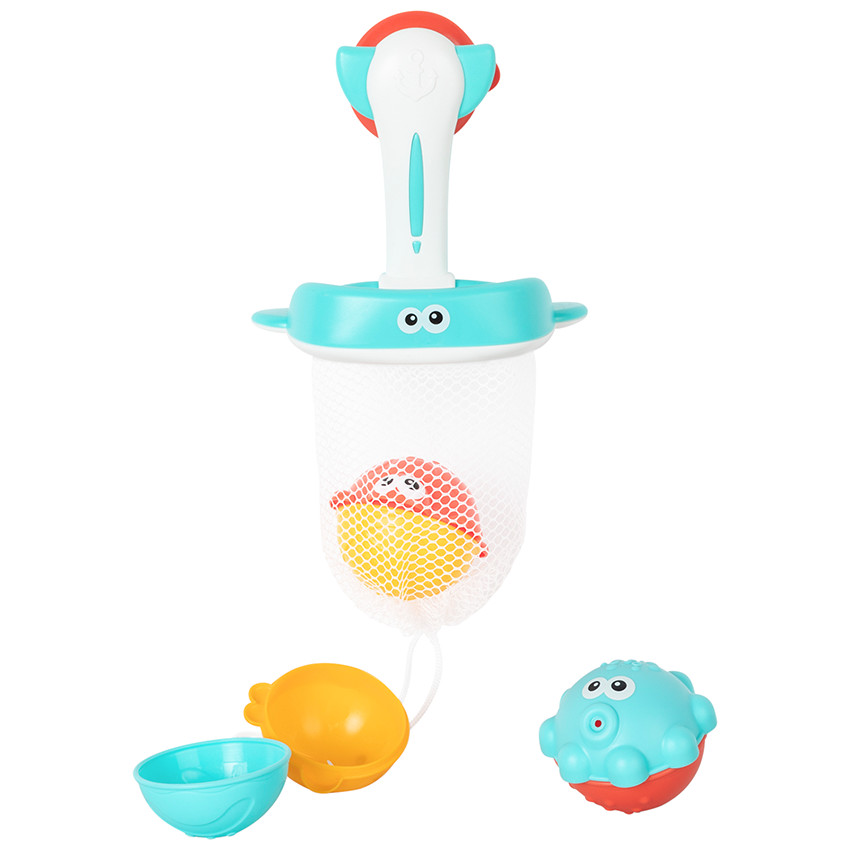 Juguete de baño con cesta 