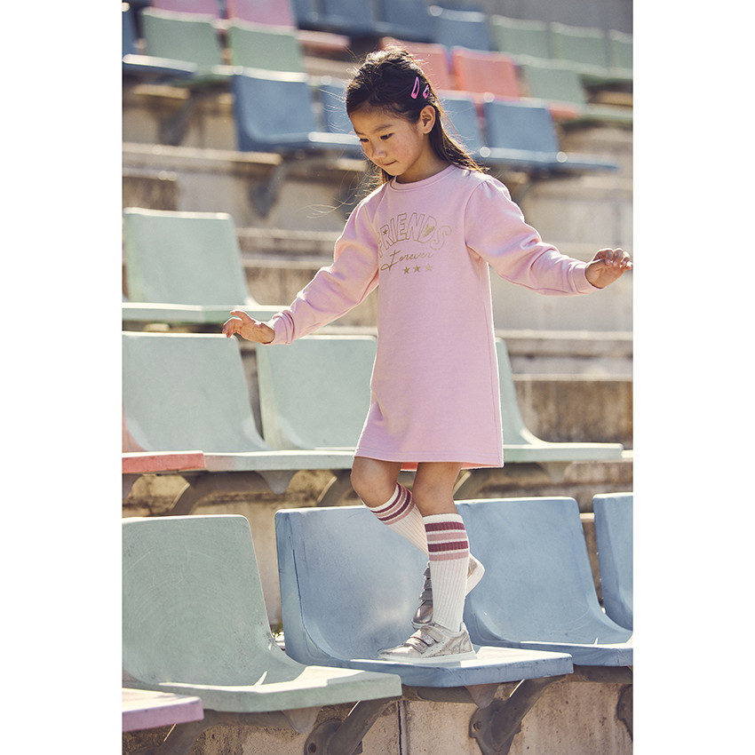 Lot de 3 paires de chaussettes hautes côtelées pour fille 