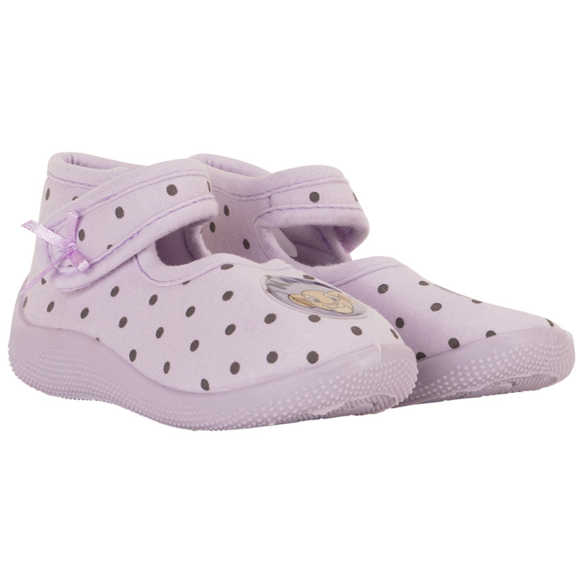 Patucos de terciopelo con estampado de lunares Nala Disney niña 