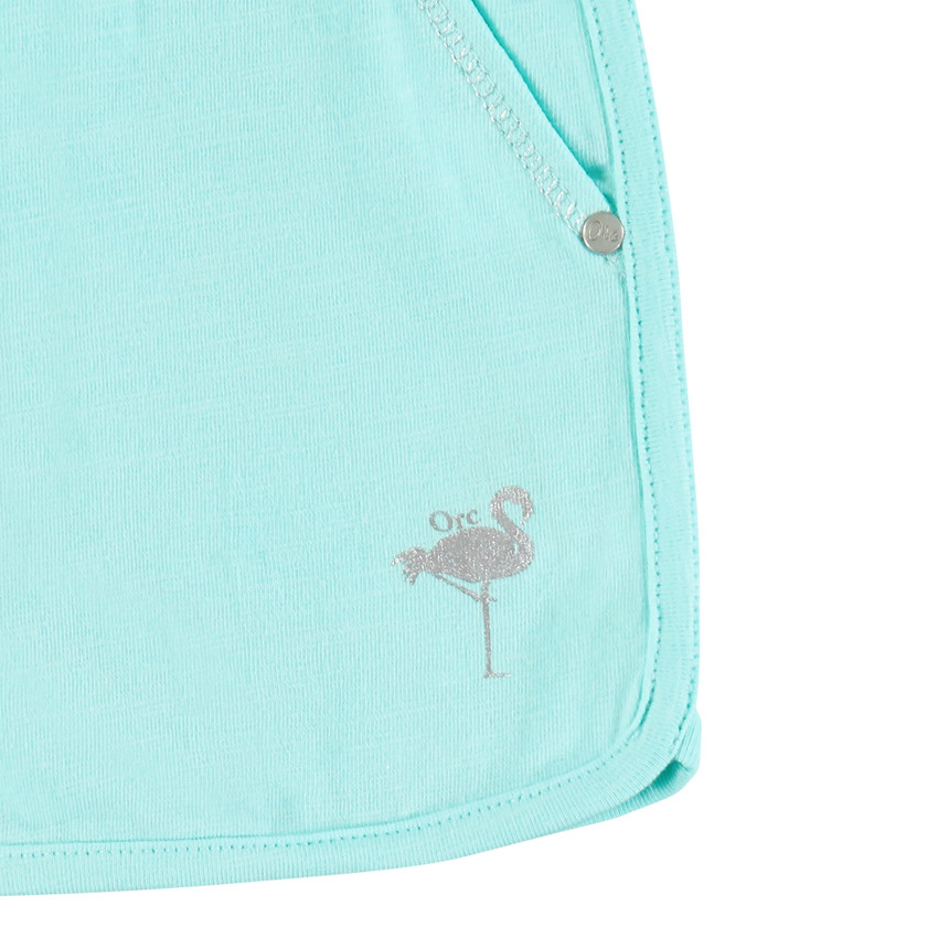 Short de punto con estampado de flamenco para niña  Additional Short de punto con estampado de flamenco para niña