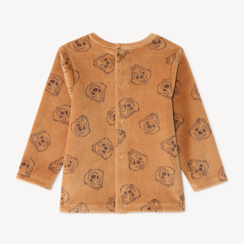 Conjunto de pijama de 2 piezas para bebé niño con estampado de Tic y Tac de Disney (Acabados diferentes según la edad) 