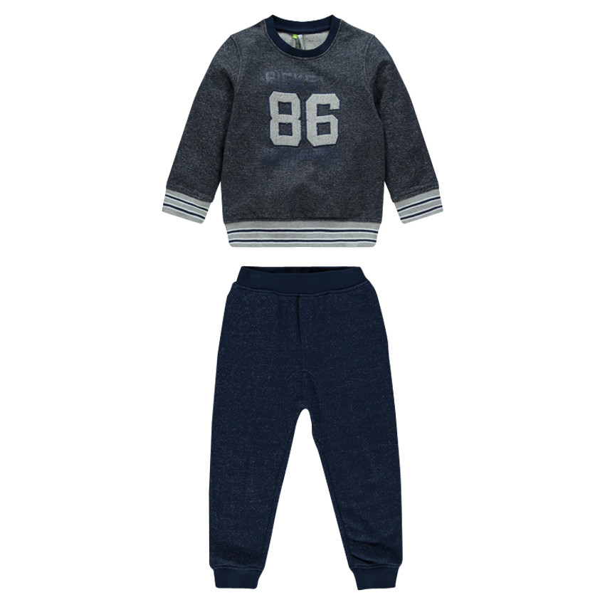 Chándal de felpa con fantasía con motivos estampados 