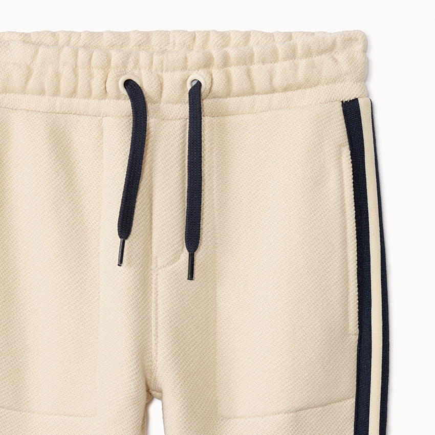 Ensemble jogging molleton à bandes pour garçon 