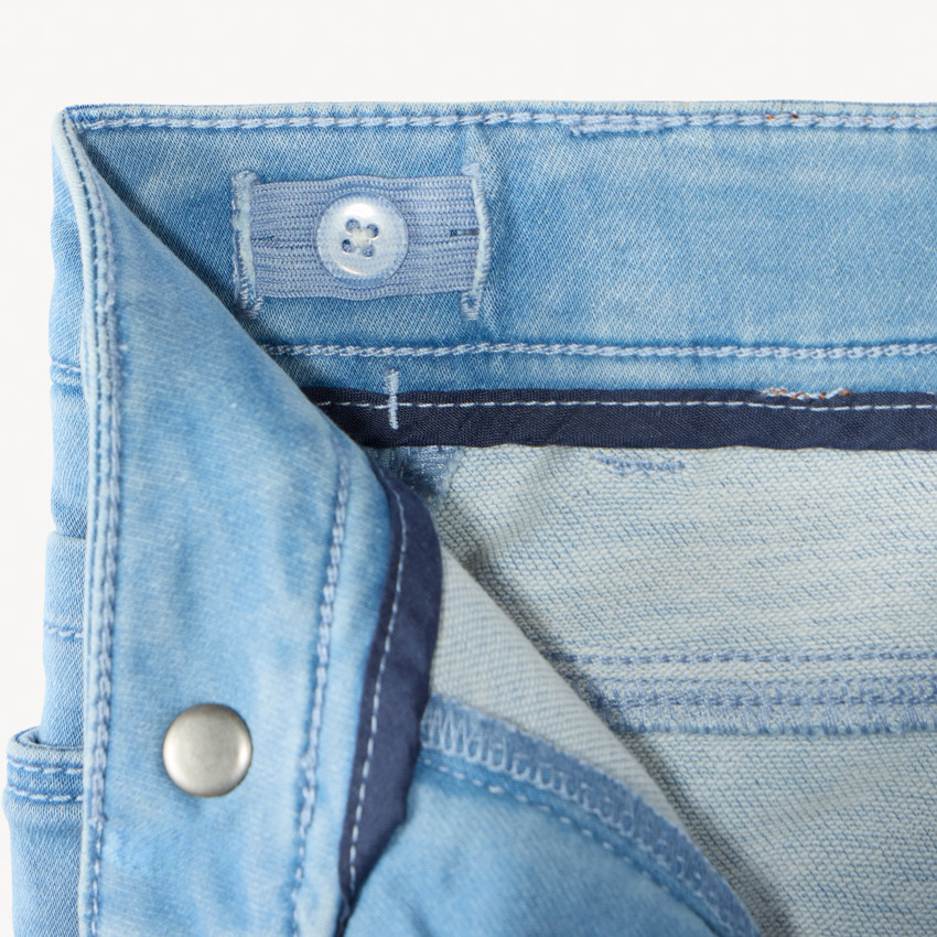Bermudas de jean con vuelta para niño 