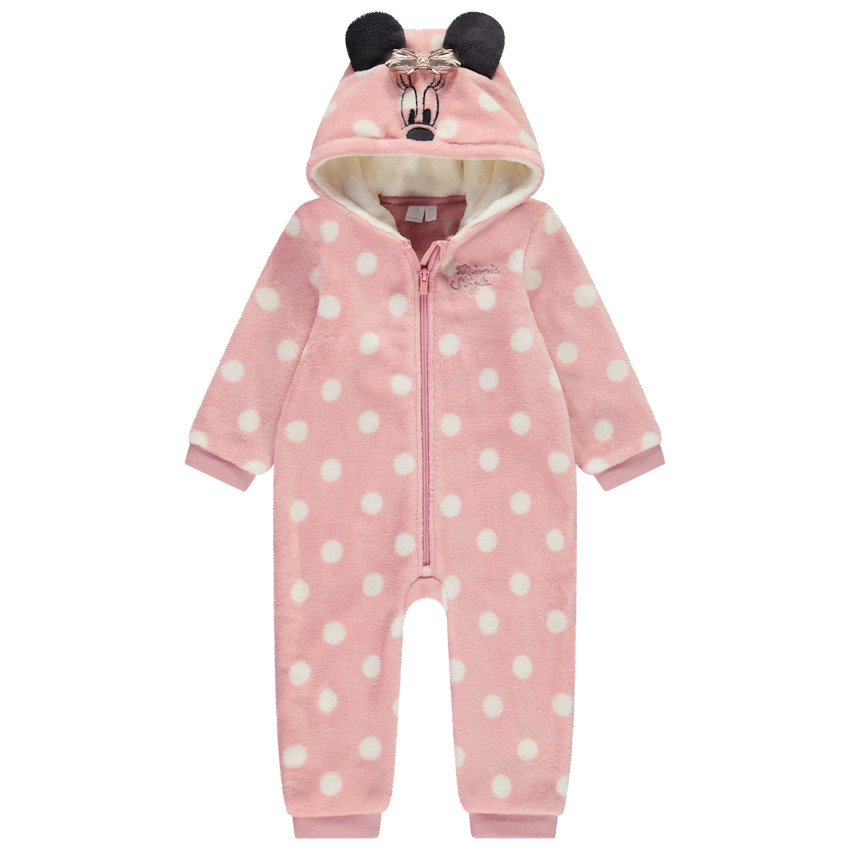 Pelele divertido de Minnie Disney en sherpa para bebé niña 