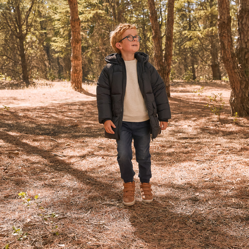 Plumífero micropolar con capucha para niño  Additional Plumífero micropolar con capucha para niño