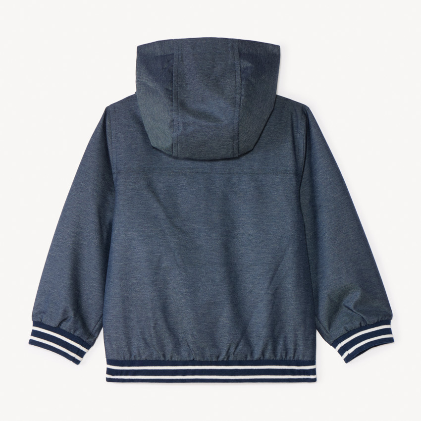 Chaqueta cortavientos con capucha para niño 