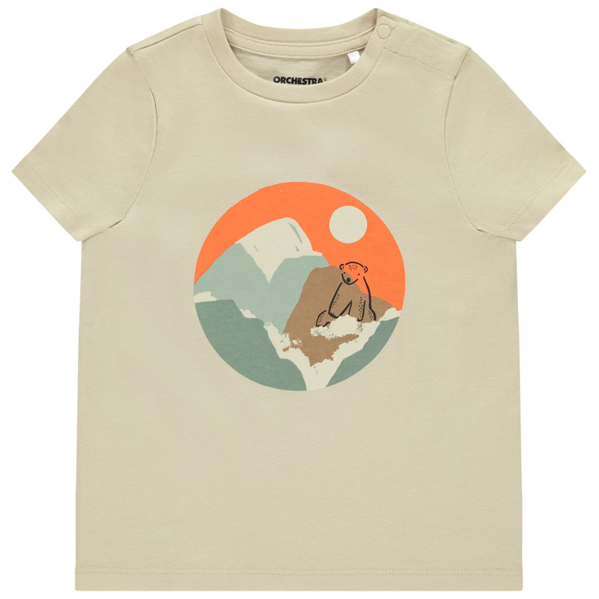 T-shirt manches courtes print fantaisie pour bébé garçon 