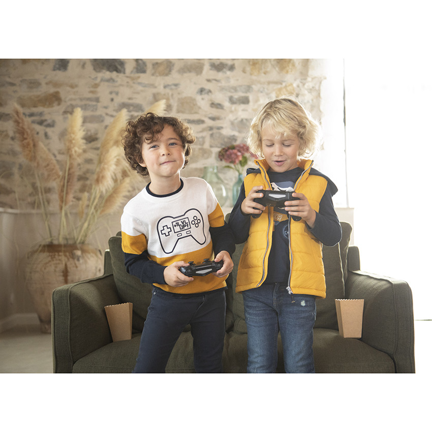 Jersey de punto color block 