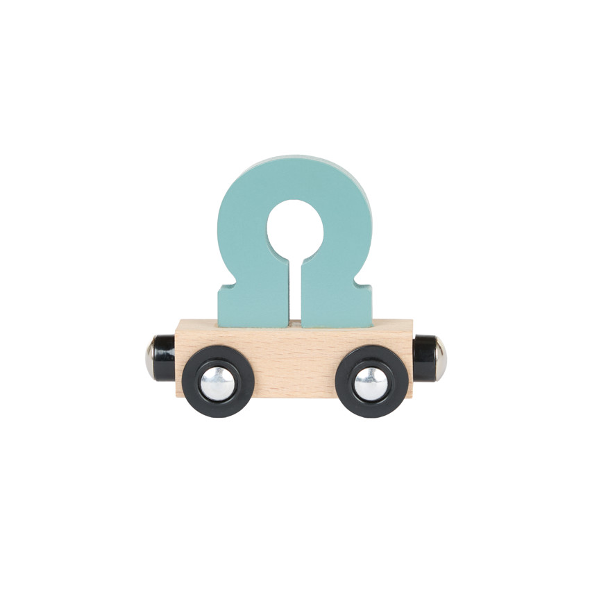 Wagon de madera "OMEGA" - azul 