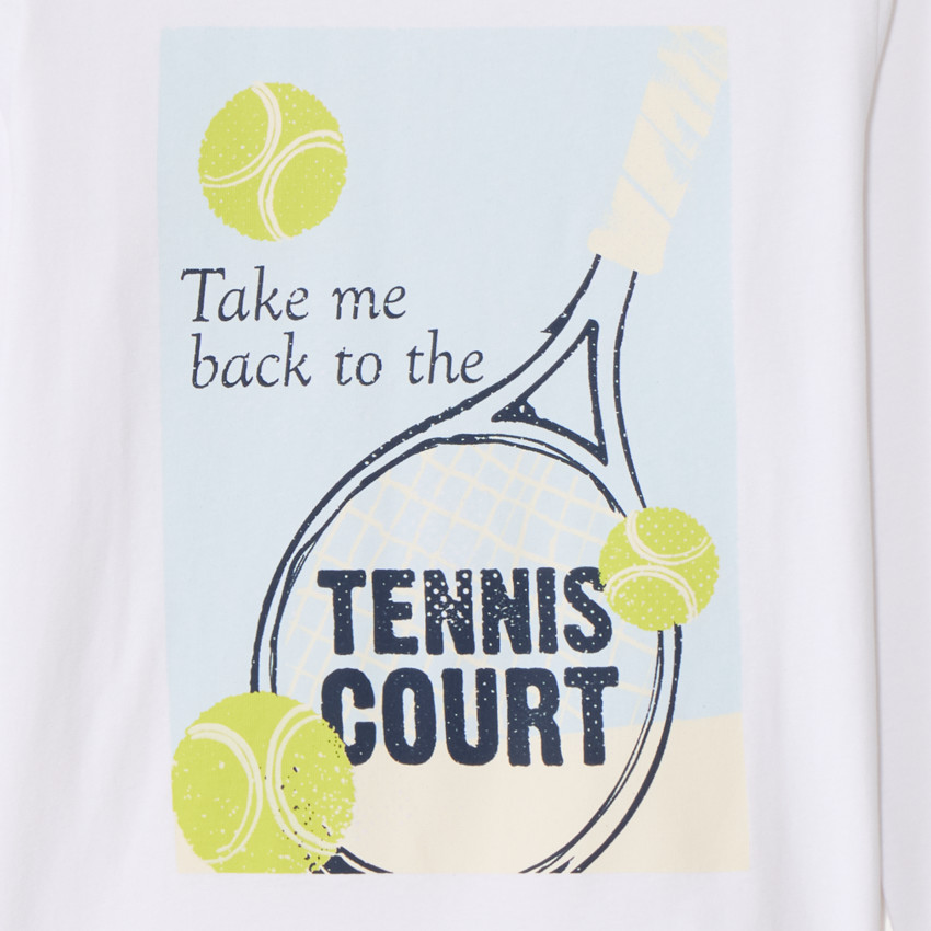 Camiseta de manga larga estampada para niño 