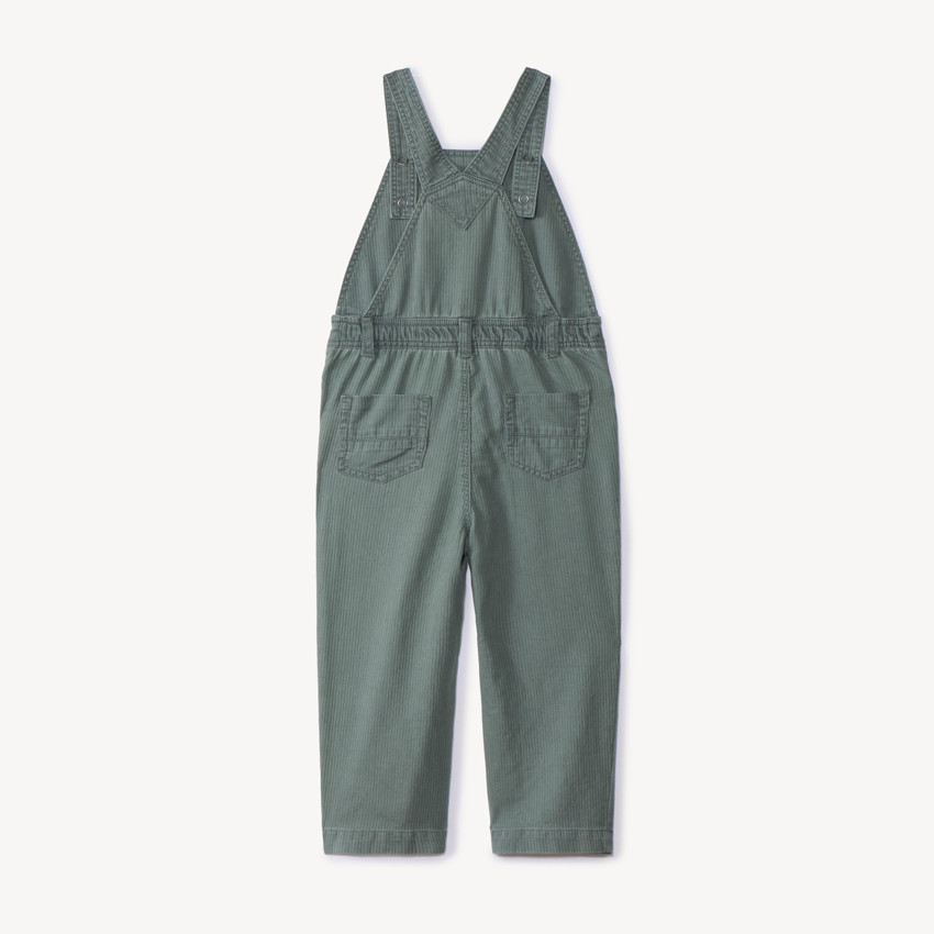 Peto largo de punto de canalé con bordado de scooter para bebé niño 