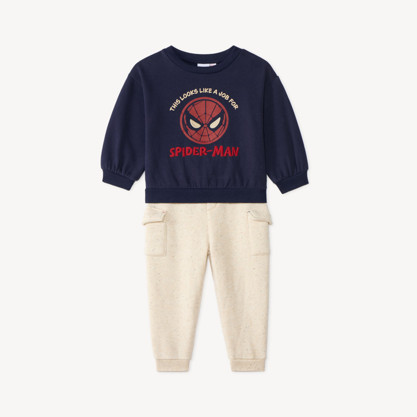 Conjunto de bebé niño 2 piezas sudadera jogging Spider Man Disney 