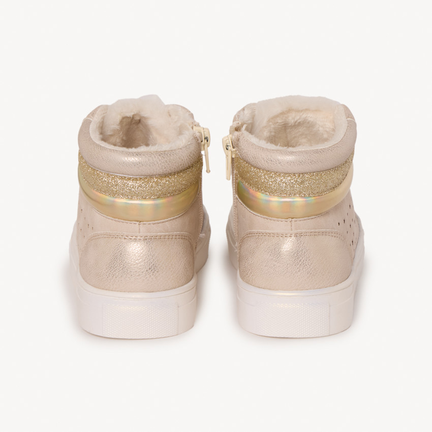 Botines fantasía forrados con estrellas para niña 