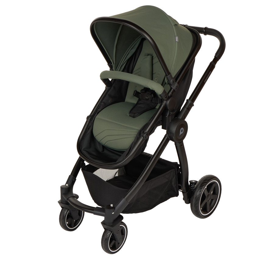 Poussette trio combiné Sienna + siège-auto i-Prim kaki/noir 