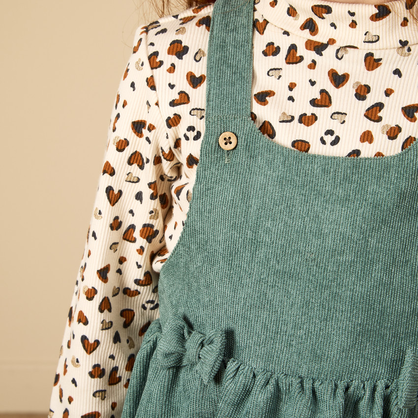 Ropa corta sin mangas de terciopelo liso para bebé niña 