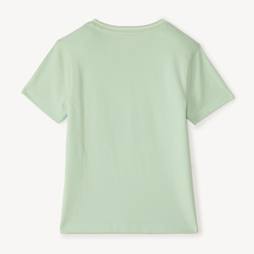 Camiseta de manga corta con estampado de tenis para niño 