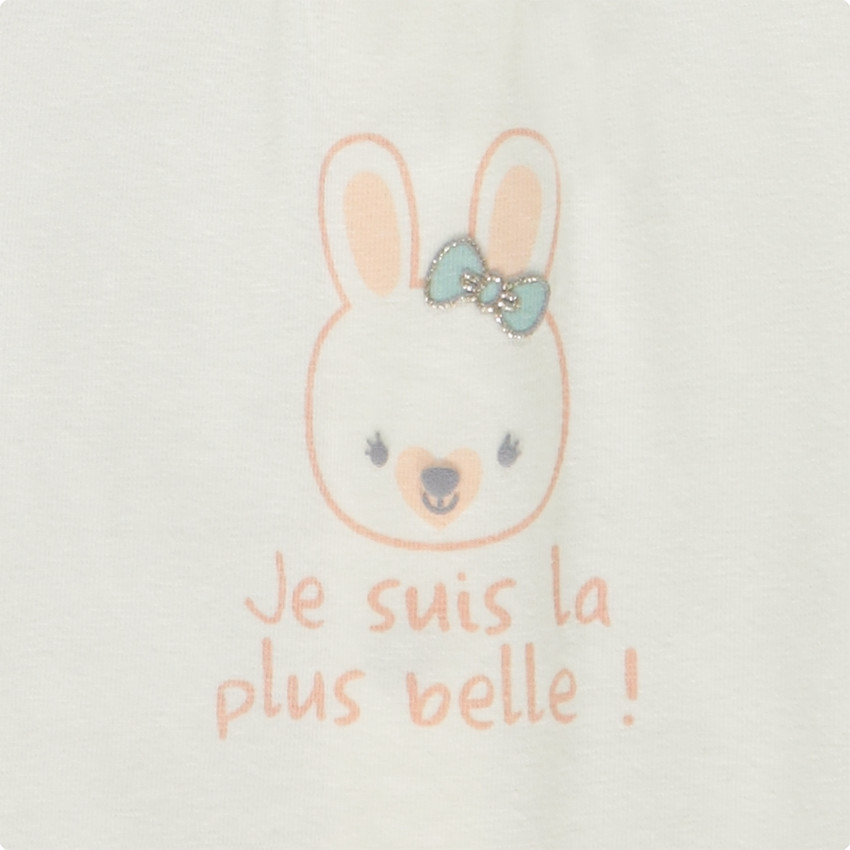 Conjunto 2 piezas túnica estampada + corsario estampado para bebé niña 