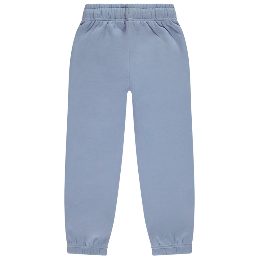 Pantalón de jogging liso de felpa con corte holgado para niña 