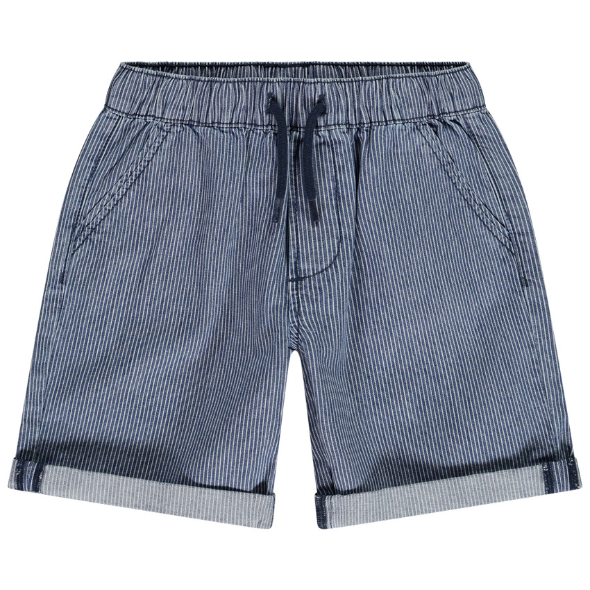 Bermudas de fantasía a rayas finas para niño 