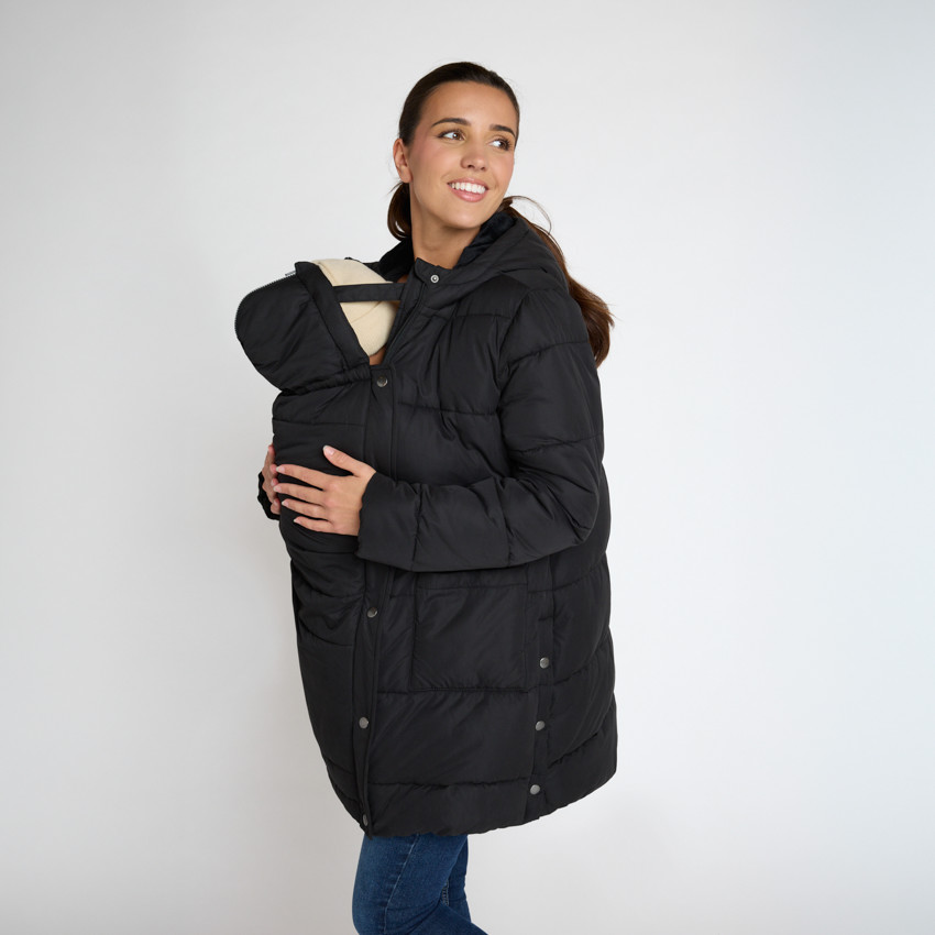 Anorak largo evolutivo acolchado para mujer 