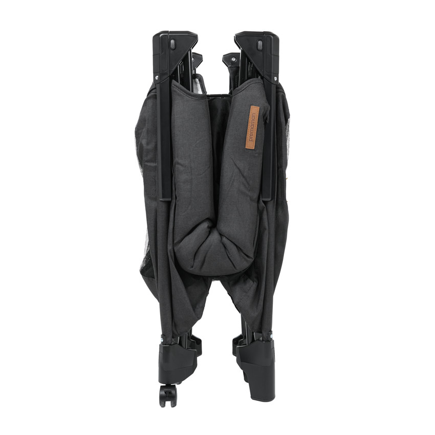Cama de viaje con cododo Sleepli - Negro 