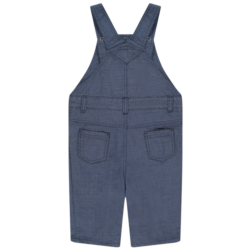Salopette courte en coton pour bébé garçon 