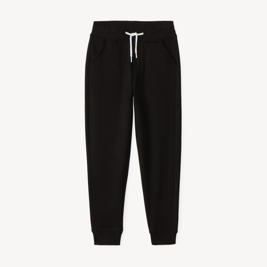 Pantalón de chándal niño en felpa lisa 