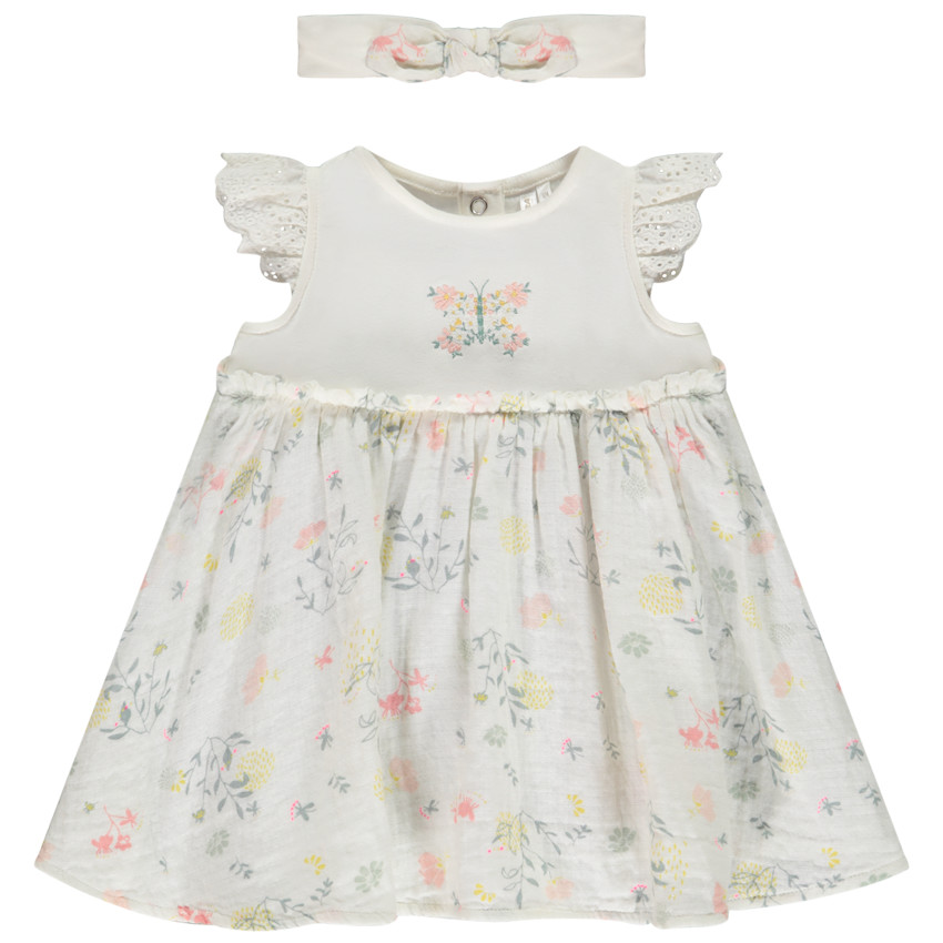 Conjunto 2 piezas estampado floral para bebé niña 