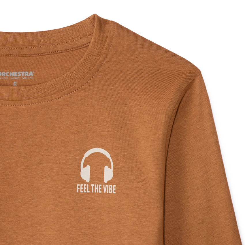 Pack de 3 camisetas de manga larga lisas para niño 