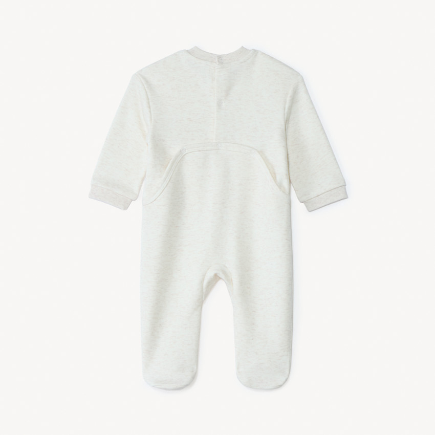 Dors-bien bicolore Mouton con forro de sherpa para bebé 