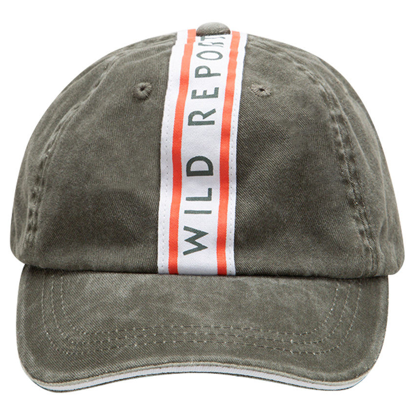 Júnior - Visera de algodón teñido con banda estampada 