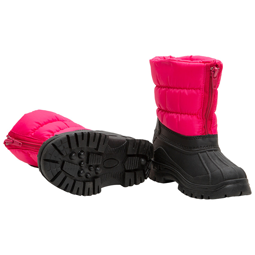 Botas de nieve con cuello acolchado y suela de goma del 28 al 35 