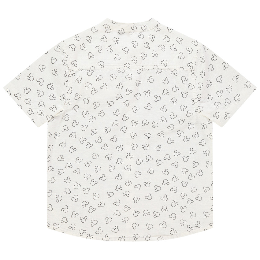 Camisa manga corta estampado Mickey all-over 