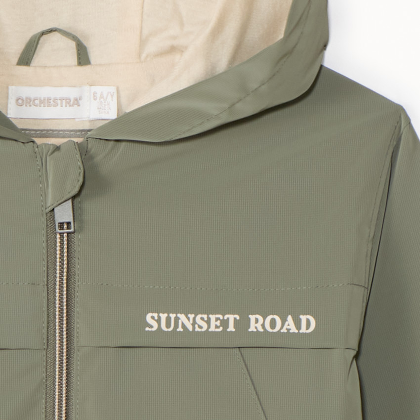 Chubasquero liso de ripstop para niño 