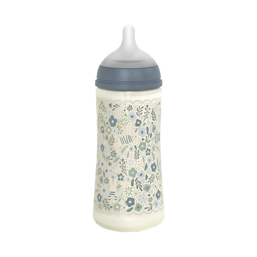 Biberón con tetina fisiológica SX PRO L 360ml Wonderland Liberty azul 