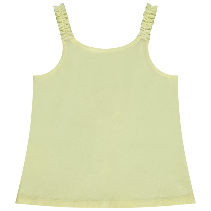 Top sin mangas con estampado brillante y fantasía 3D para bebé niña 