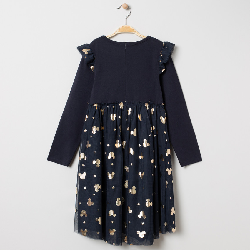Robe manches longues effet 2 en 1 à imprimé Mickey Disney 