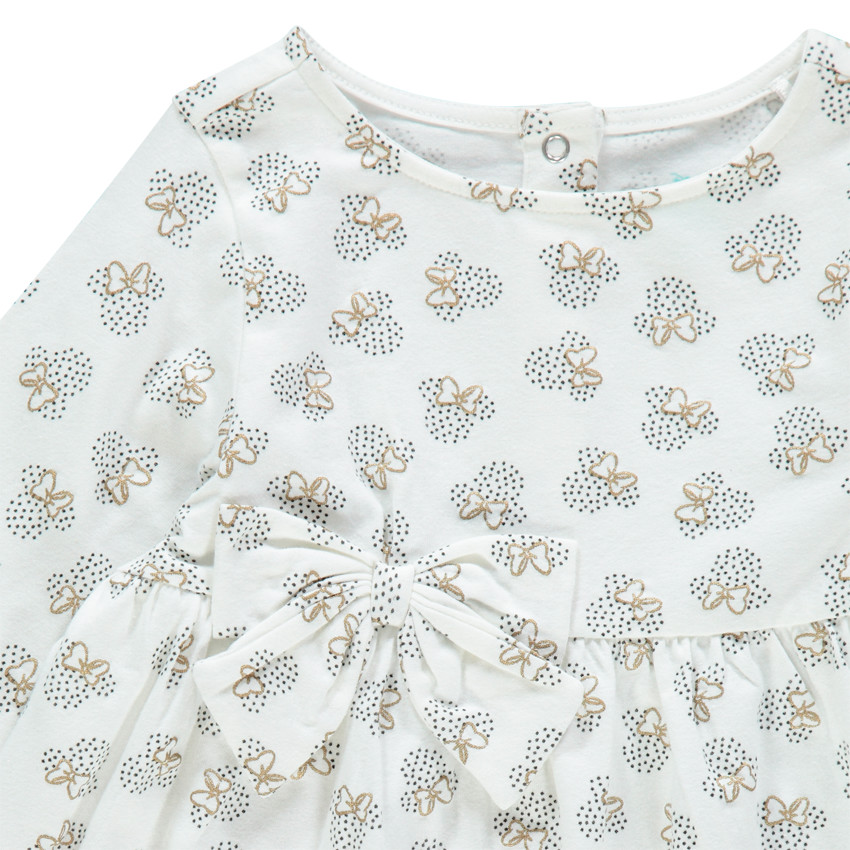 Ensemble avec tunique imprimée Minnie Disney et legging à bandes 