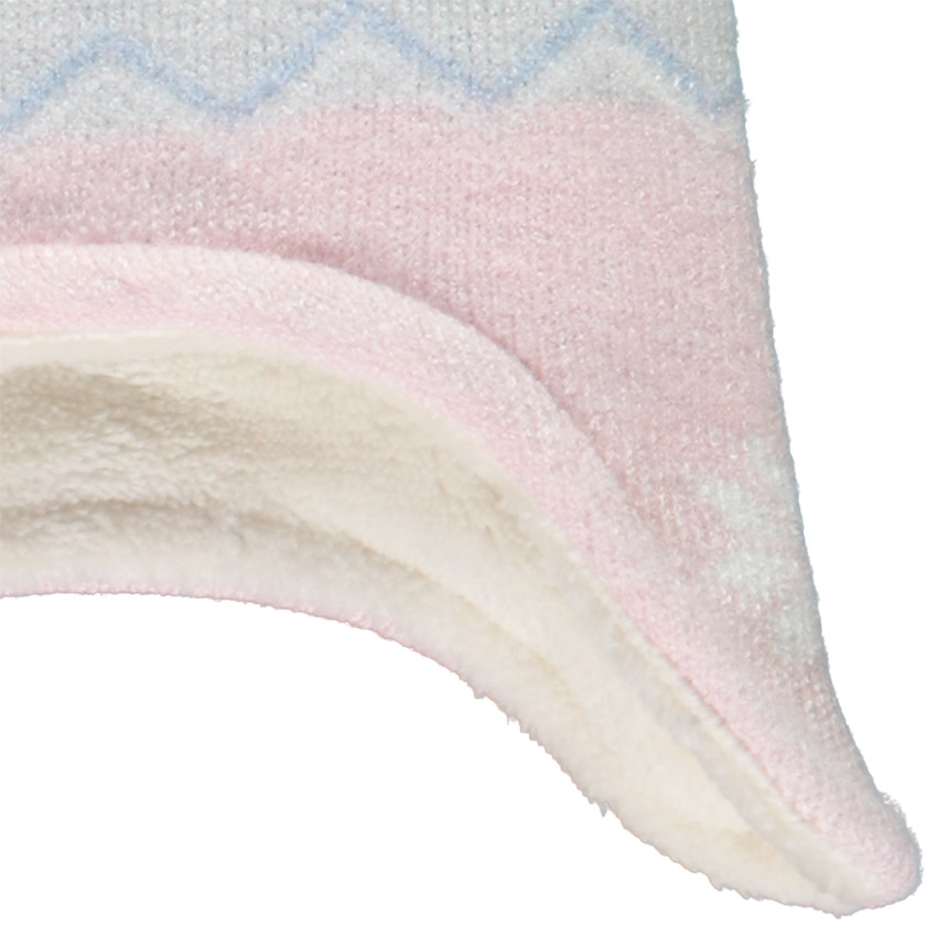 Gorro de punto con motivos de búho para bebé niña 